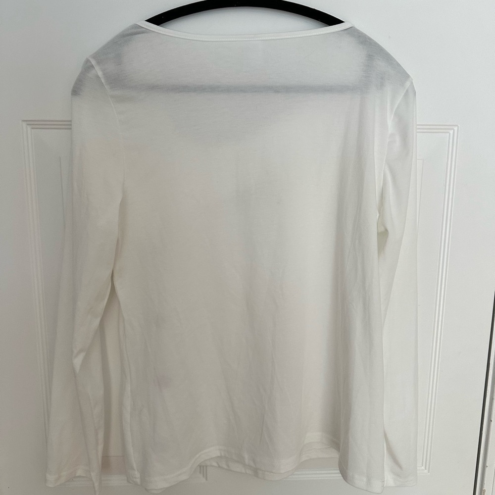 NWT 🔥 Zolucky White Lightweight Long sleeve size Medium - Picture 6 of 6